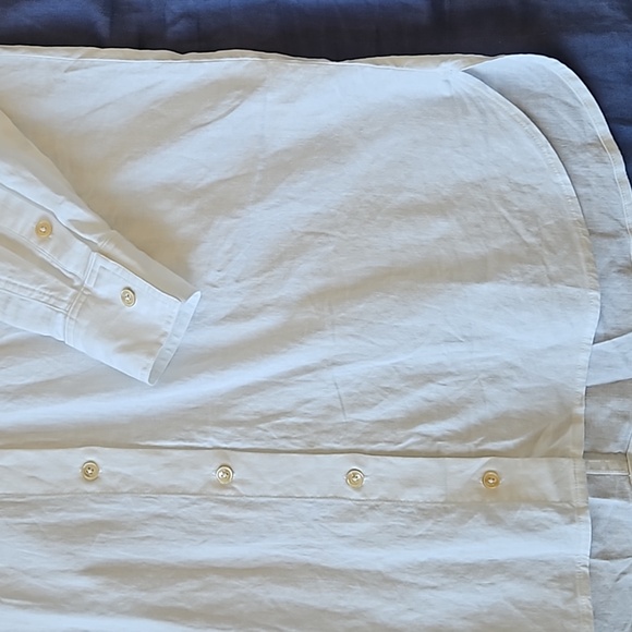 Aritzia Wilfred Free Boyfriend Linen Dress White XS - Picture 7 of 10